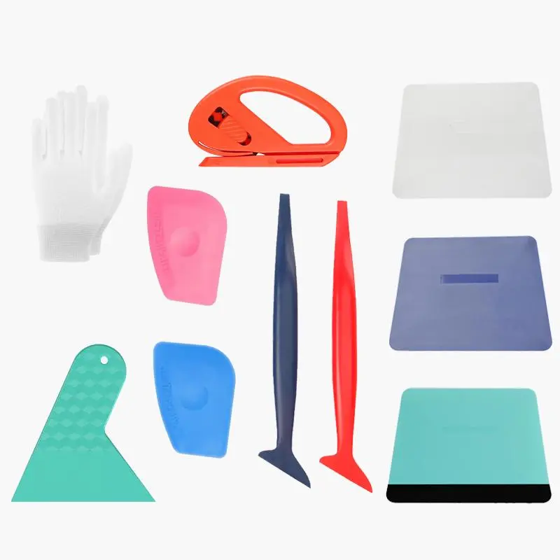 Car Window Tint Tool Kit, Professional Car Window Tint Tool Set, Car Window Tinting Tool Scraper, Car Exterior Accessories