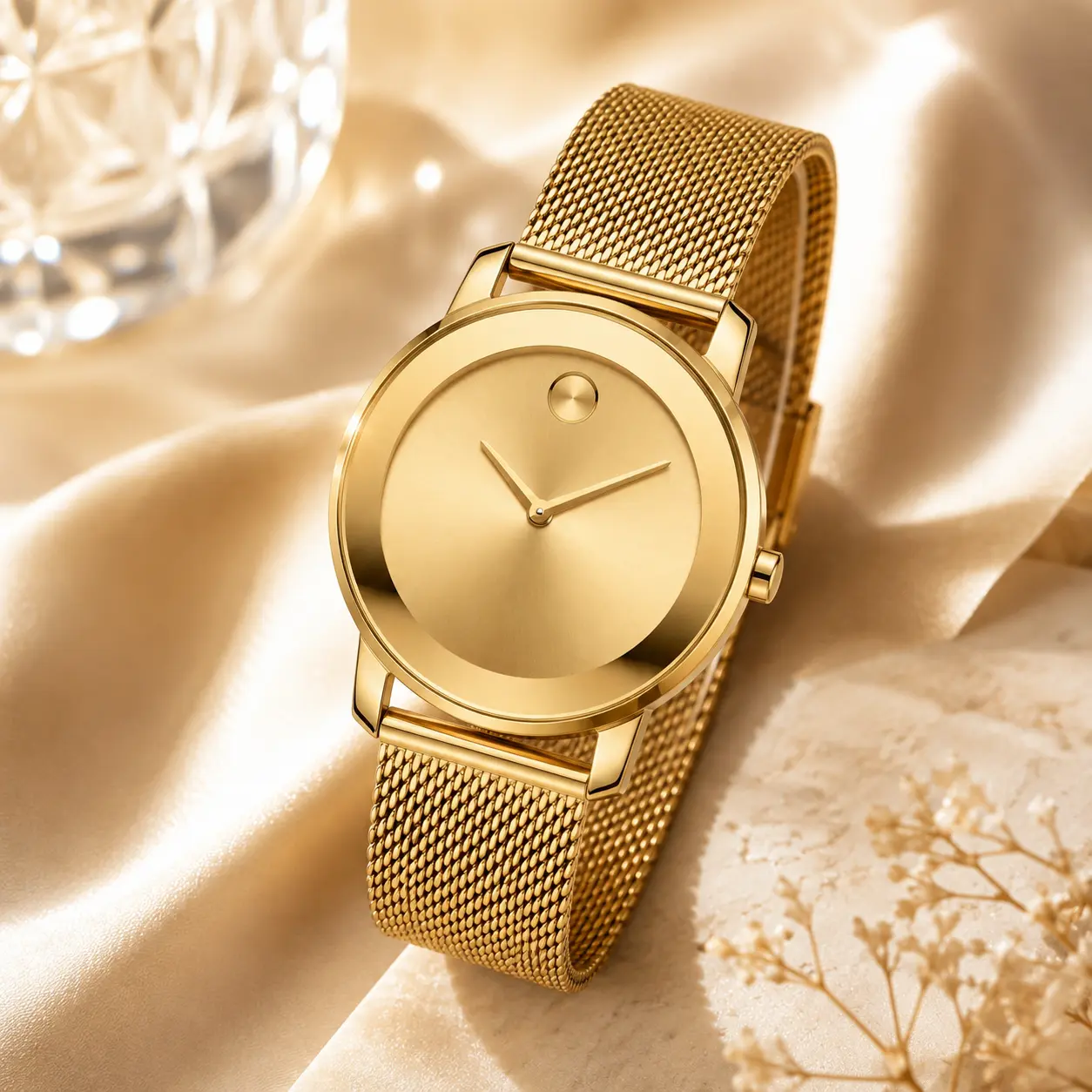 Women's Fashion Classy Quartz Watch - Minimalist, Ultra-Thin, Waterproof, Stainless Steel, Casual Trendy Wristwatch with Adjustable Magnetic Milanese Mesh Band, Elegant Gift for Her (Birthday, Anniversary), Accessories For Women, Watches For Women
