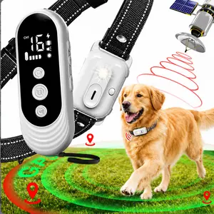 Dog Shock Collar with Remote, 3300 ft Dog Training Collar, IPX7 Waterproof Rechargeable, Beep, Vibration & Adjustable Shock, LED Light, for Small Medium Large Dogs (8–120 lbs)