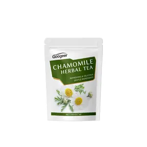 Chamomile Herbal Tea - Natural Herbal Formula with Orange Peel, Bergamot, Honeysuckle, Ginseng, Chrysanthemum for Stress Relief, Sleep Improvement, and Digestive Health - Beverage, Health Tea