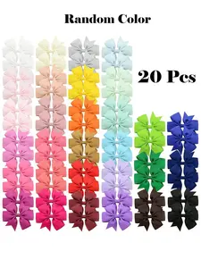 20pcs-Randomly-Assorted-Macaron-Color-Hair-Clips-Elegant Pastel Bow-Including-Butterfly-shaped-Clips-Party-Hairpins-Side-Clips-Etc-Hair Pin Set