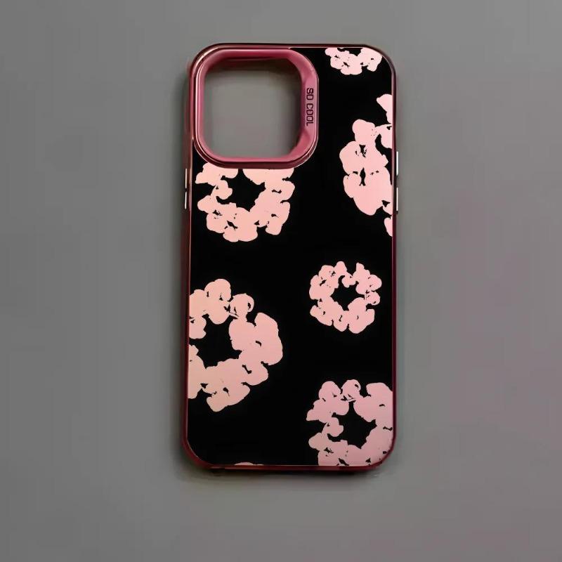 Luxury D-Denim T-Tears Phone Case for iPhone 17 Pro Max 16 15 Plus 14 13 Pro 12 11, Anti-Scratch Military-Grade Drop Protection Slim Cover Cellphone Protective