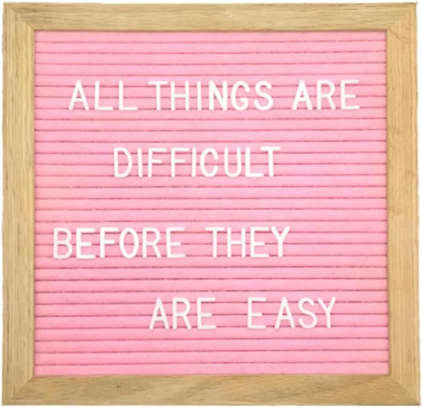 Felt Board Felt Letter Board, 10 x 10 inch Message Board  Board Letter Board Sign Bulletin Board Letters,  Announcements  Announcement Sign, Valentines Day Gifts for Her Letterboard ()
