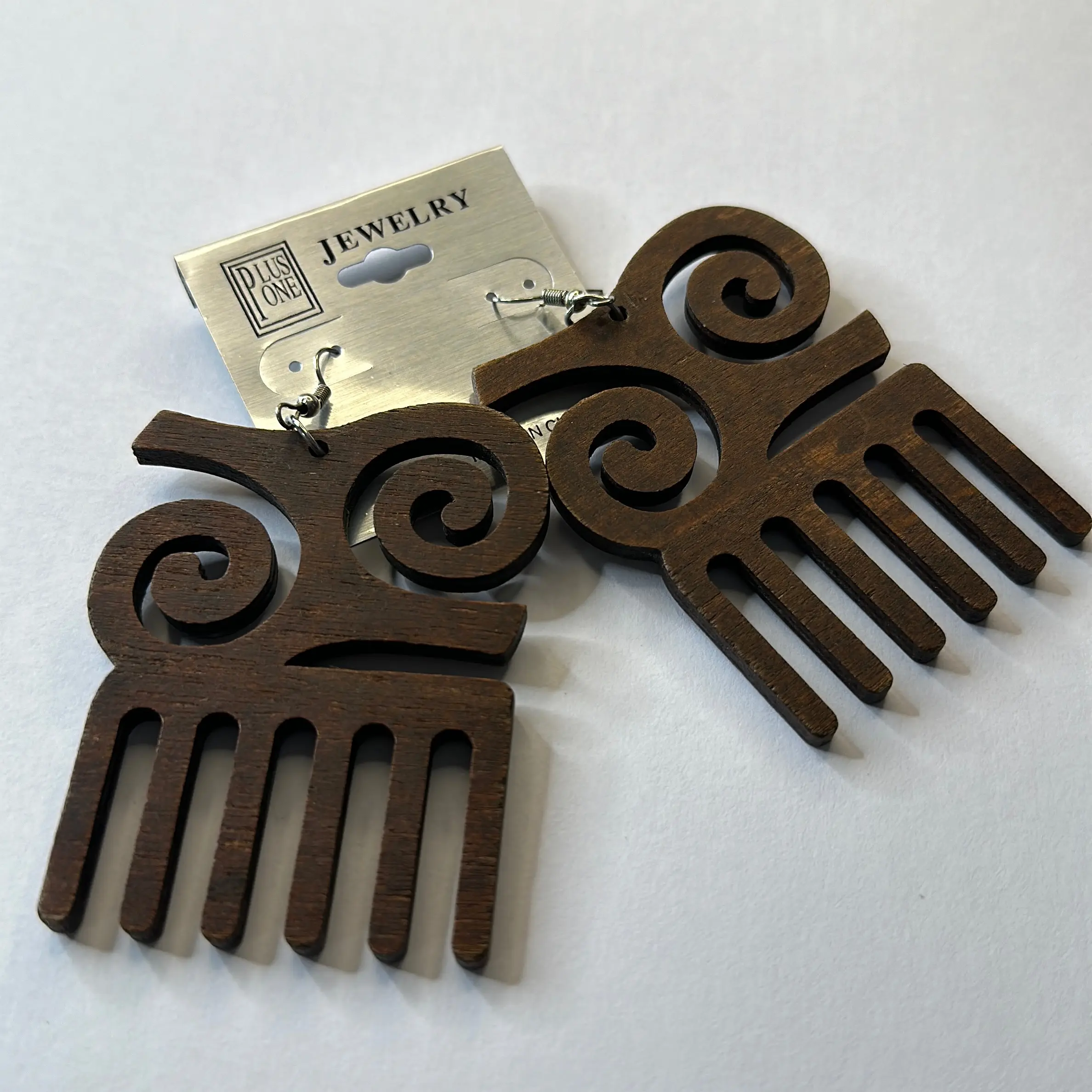 Design WoodPik Earrings Ethnic - High-Quality Wooden Earrings for Women