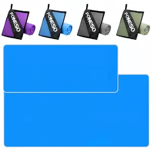 FONESO Larger Bath Towel Super Water Absorbent, 60" x 30" Oversized, Ultra Soft Microfiber, Fast Drying No Fading 152*76cm Bathroom Towel, Perfect for Bathroom Sports Beach Swimming Travel Fitness SPA and Yoga