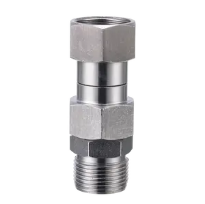 M MINGLE Pressure Washer Swivel Fitting, Metric M22 14mm Thread, Stainless Steel, 4500 PSI