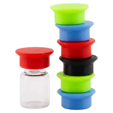 Flexible Vial Caps for Peptide, GLP-1 & Insulin Vials | Reusable Protective Dust Covers for 3ml, 5ml, 10ml, 30ml, 50ml & 100ml Vials