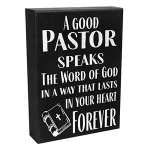 Pastor Appreciation Gifts, Meaningful Gift for Pastors, Wood Sign, Wall Hanging and Tabletop Display, American Made