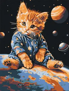 Painting by Numbers kit Star kitten KHO6646