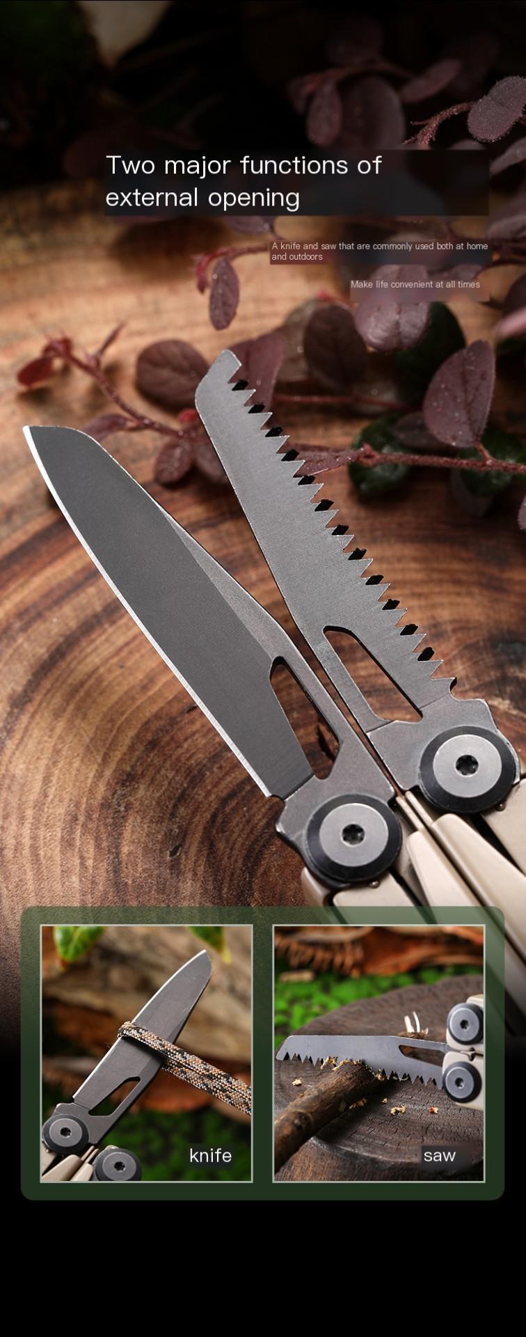 Multitool, 25-in-1 Stainless Steel Multi Tool Pliers with Self-Locking, Pocket Knife, Nylon Sheath, Professional (EDC) Multi-Tool for Survival, Camping and Hunting, Hiking removable clip Multitool, 25-in-1 Stainless Steel Multi Tool Pliers with Self-Locking, Pocket Knife, Nylon Sheath, Professional (EDC) Multi-Tool for Survival, Camping and Hunting, Hiking removable clip