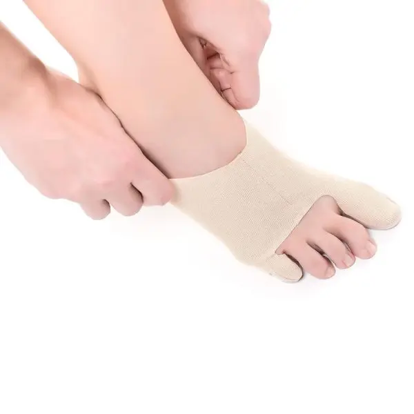 BunionETTE Bootie Tailor Bunion Sleeve for Women & Men, Ultra-Thin Bunionette Comfort Sock, Slim Little Toe Sleeve for Shoes, Day & Night