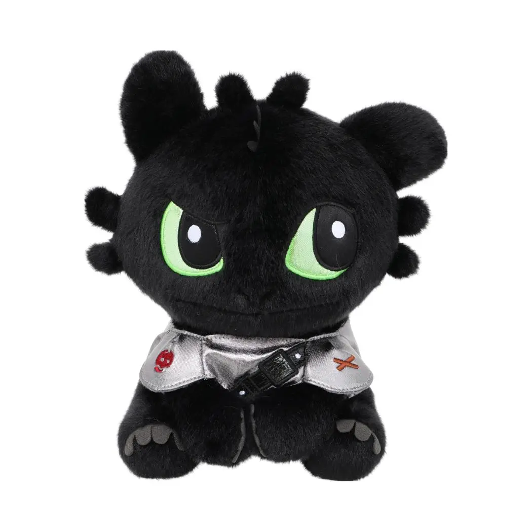 MINISO How to Train Your Dragon Toothless Sitting Plush Toy - Cute Soft Night Fury Stuffed Doll, Plushies, Anime Collectible Gift for Kids Fans, Room Decoration