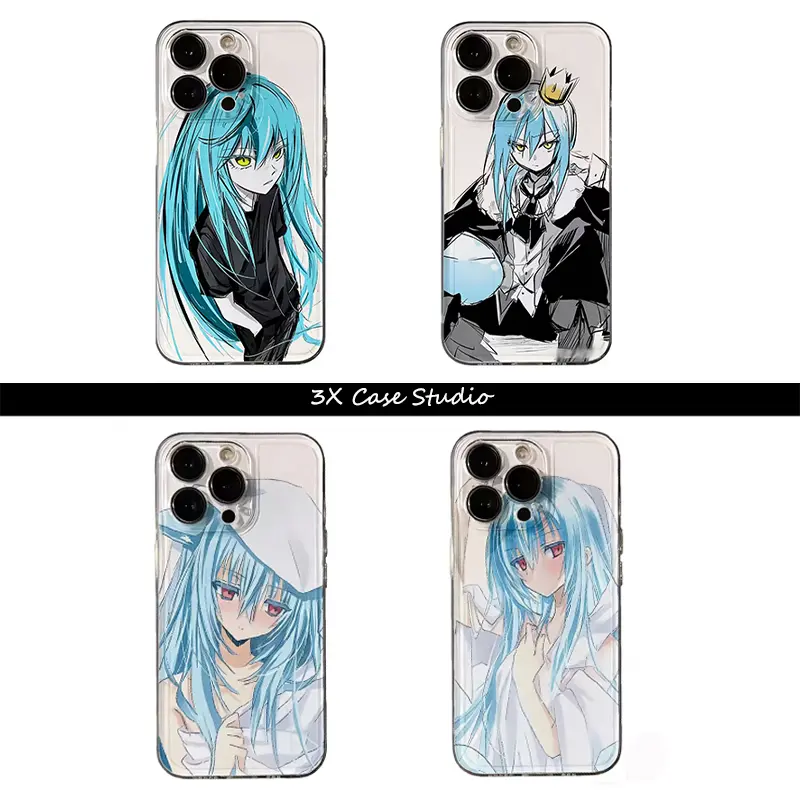 Anime Rimuru Regarding Reincarnated to Slime Phone Case For iPhone 17 16 15 14 13 12 Pro Max Plus Anti Fall Birthday And Holiday Gifts Case Cover