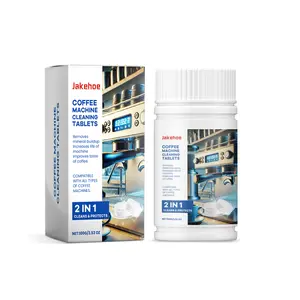 Coffee machine cleaning tablets, specialized cleaning tablets for removing stains, descaling, maintenance, and renovation of coffee machines