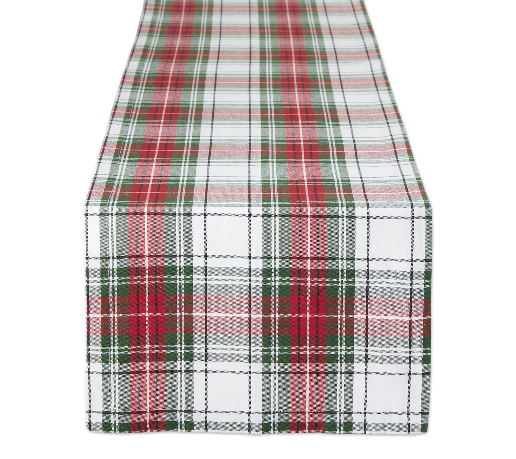 Design Imports Christmas Plaid Table Runner 14" x 108" Design Imports Christmas Plaid Table Runner 14" x 108"