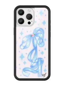 Wildflower Cases - Sparkle Girl, Limited Edition iPhone Case | Accessories Durable Protective Rubber Ribbon Bow Aesthetic Dainty Custom Smartphone Protection Screen Protector