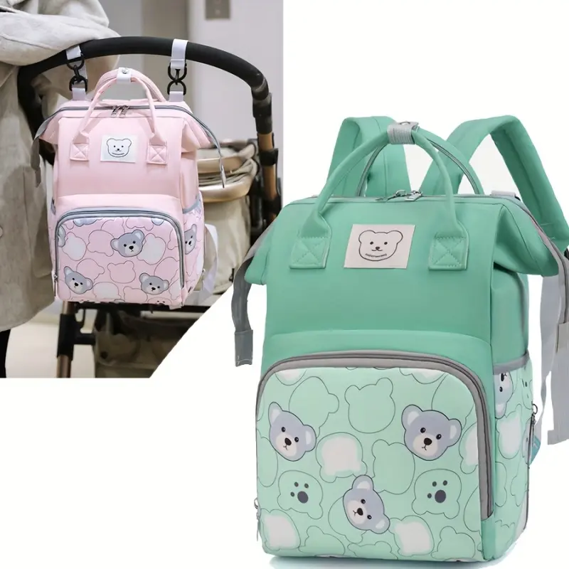 Handheld Multifunctional Large Capacity Casual Backpack Pregnant Women, Fashionable Lightweight Mom Diaper, Travel Diaper Handbag