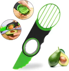 3-in-1 Avocado Slicer - Avocado Peeler | Cutter | Scooper Tool, Kitchen Gadgets Avocado Pit Remover Fruit & Vegetable Tools, for Other Fruits