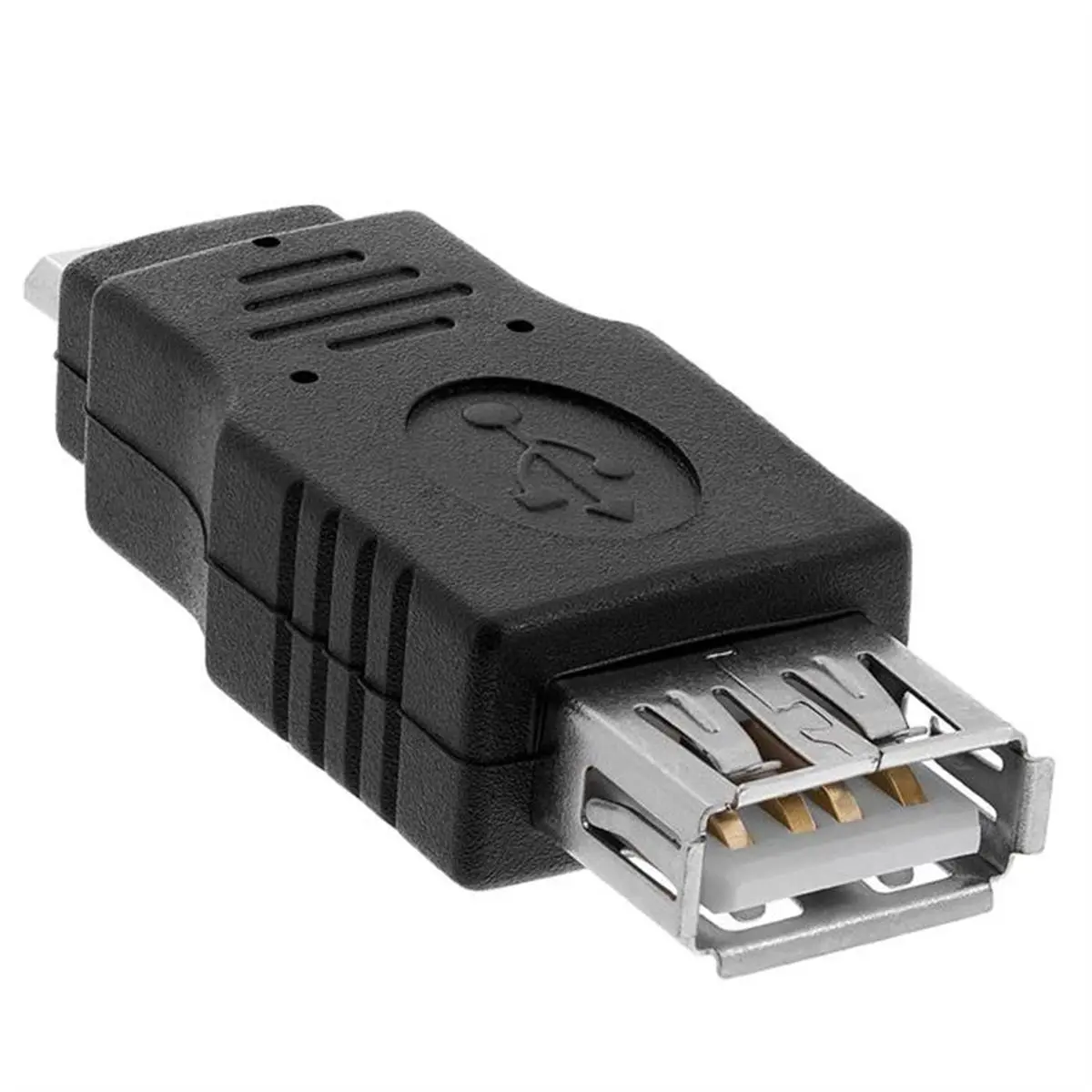 212 MAIN USB 2.0 A Female to Micro B 5-Pin Male Adapter - Fully Moulded, Easily Convert Existing Cables, for Automotive & Motorcycle Brake Systems, Mobile Devices