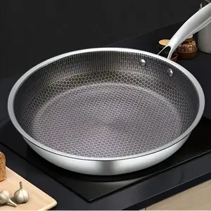 1pc Premium Non-Stick Frying Pan – Even Heating Griddle Skillet for Gas & Induction Stoves | Perfect for Steak, Eggs & Daily Cooking | Durable Cookware with Ergonomic Handle | Viral Kitchen Cookware Setup, Modern Nonstick Pan