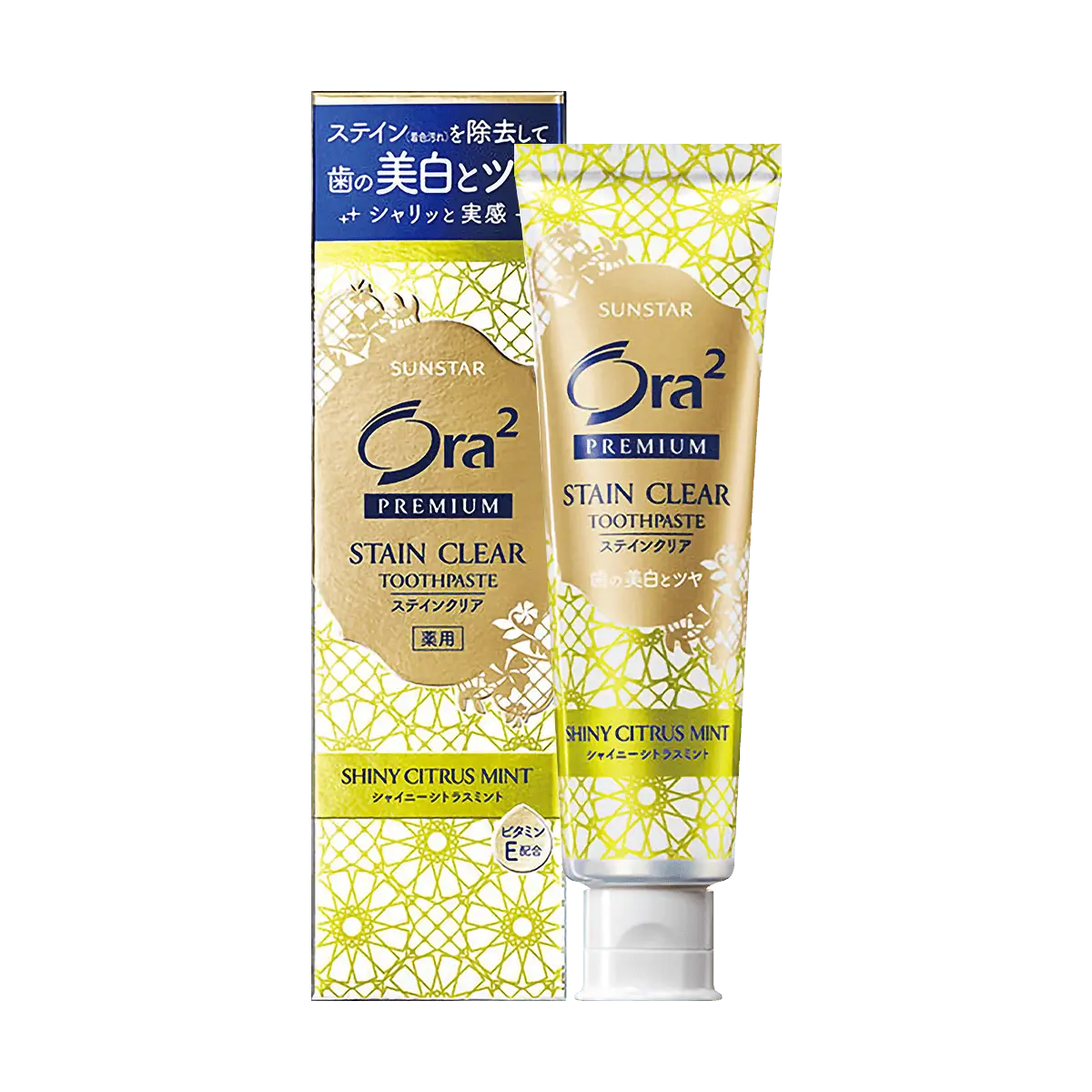 SUNSTAR ORA2 Premium Stain-clear Shiny Toothpaste #Citrus Mint 100g SUNSTAR ORA2 Premium Stain-clear Shiny Toothpaste #Citrus Mint 100g