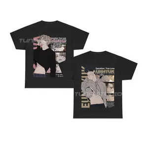 Go Eunhyuk Do Hwa Operation True Love Shirt Manhwa Comic Novels Graphic T-shirt Gift For Fan 100% Cotton Fabric Top