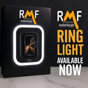 RMF Handheld Ring Light Bundle The RMF Handheld Ring Light Bundle is the ultimate all-in-one setup for content creators, streamers, and beauty lovers. Designed for convenience and portability, this cordless ring light ensures flawless lighting anywhere.