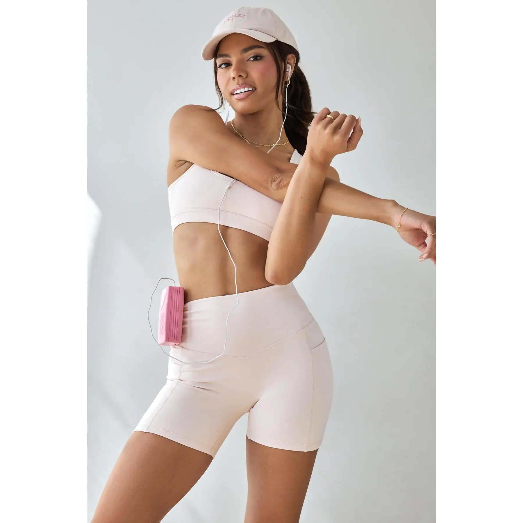 Supersculpt™ Midi Short with Pockets - Tutu Pink