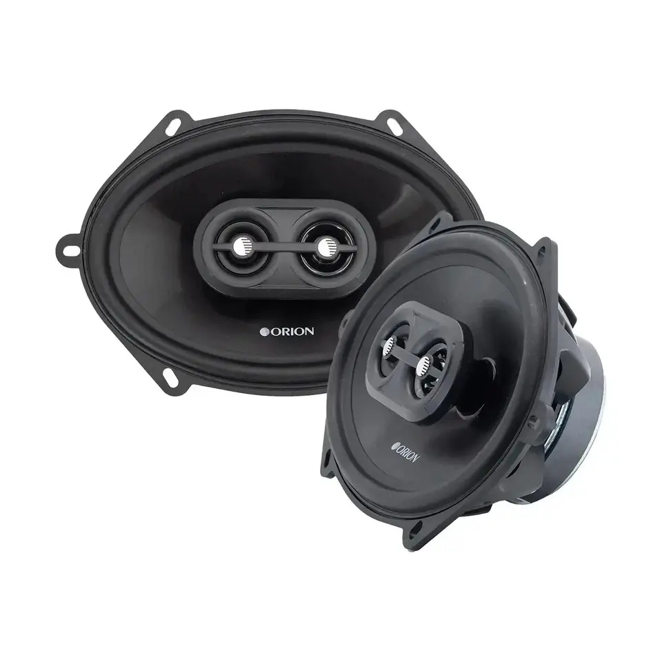 Orion CB683 Cobalt 6x8in 3-Way Coaxial Car Speakers 4 Ohm 300W Max 75Hz-20kHz Polypropylene Cone Silk Dome NBR Surround Door Speakers Full Range Car Audio Upgrade Pair