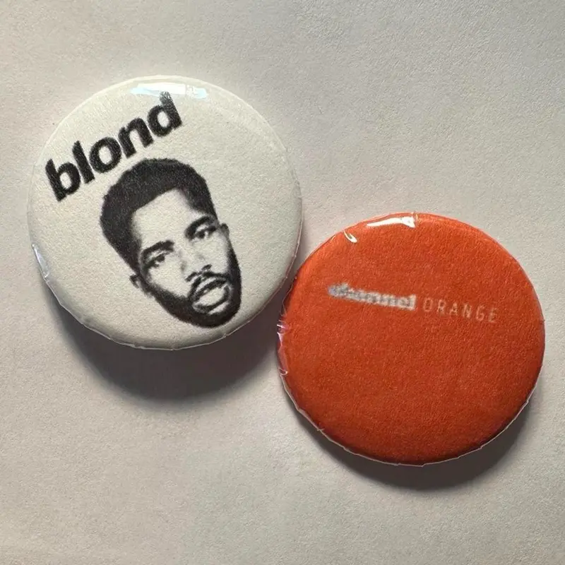 Handmade Frank Ocean Blond 1.25 inches Pin Button Badge pinback buttons pins