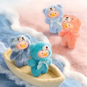 52TOYS LuLu the piggy-Teddy Mini Natural Whispers Series Phone Strap Blind Box Kawaii Creative Gift Room Decor Desktop Decoration Gift for  Birthday Party