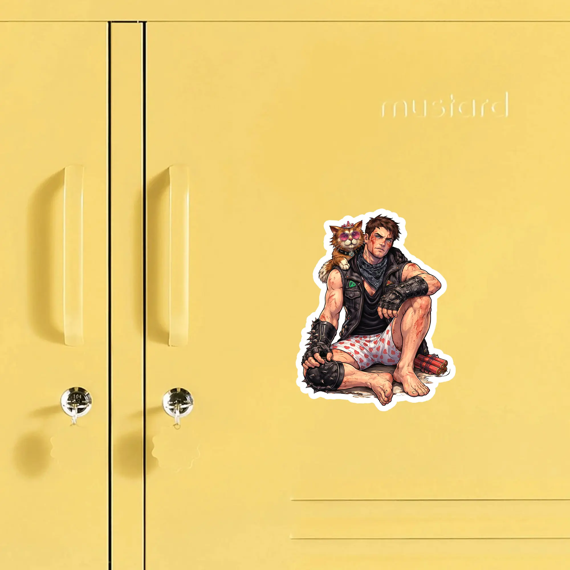Dungeon Crawler Carl Fridge Magnet, Chaotic Humor Fantasy Decor, LitRPG Fan Gift for Book Lovers