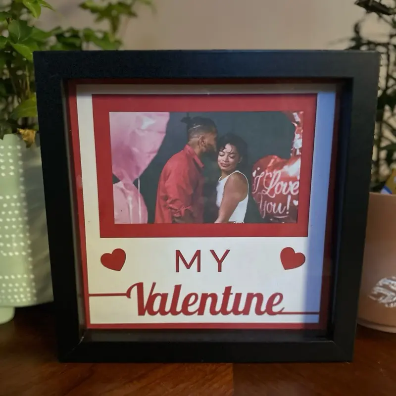 Celebrate Valentine’s Day - Frame Your Memories with Free 8x8 Black Shadowbox Frame with Pre-Designed Frame Inserts