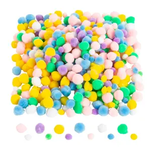 Bulk 500 Pc. Pastel Tiny Pom-Poms