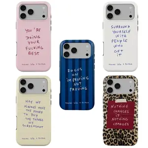 THOMAS LELU X BURGA Motivational Quote Phone Case For IPhone 11 12 13 14 15 16 Pro Max Plus X SE, Samsung S21 S22 S23 S24 S25 39K