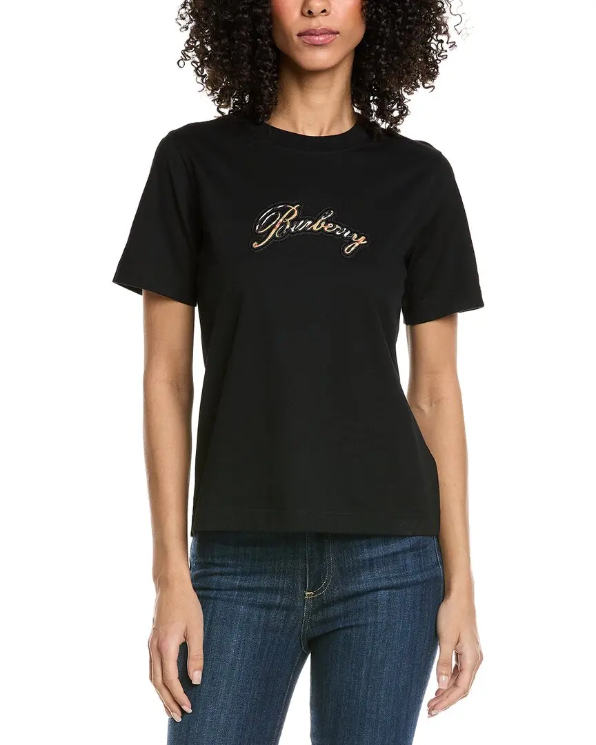 Burberry Check Logo T-Shirt