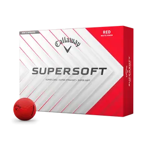 Callaway Golf Supersoft Matte Red Golf Balls