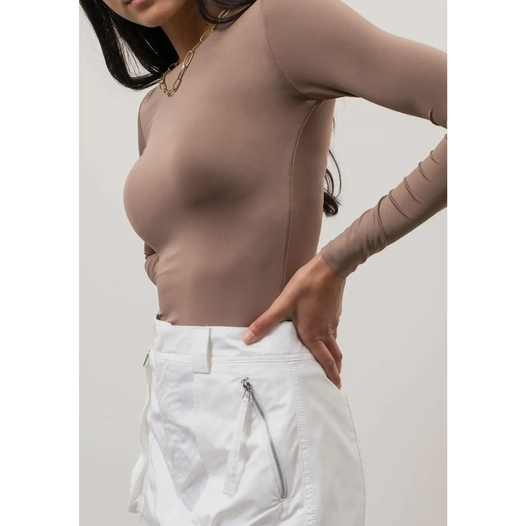 Noelle Top (Taupe)