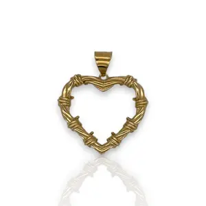 Heart Pendant - 14K Yellow Gold