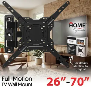 26"X-70" TV WALL MOUNT FULL MOTION HEAVY DUTY TV BRACKET FOR LED LCD OLED Plasma Flat Curved TVs