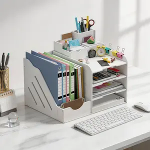 Multi-Layer File Organizer for Office Desk, Creative Document Box, Storage Tray for Filing Cabinets, Efficient Workspace Solution