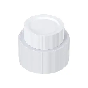 VEVOR Plastic Disposable Plates, 100 Pcs White Plastic Plates, Heavy Duty Plastic Plates with 50 Pcs 9.8 Inch Plastic Dinner Plates and 50 Pcs 7.5 Inch Plastic Dessert Plates, for Wedding and Party