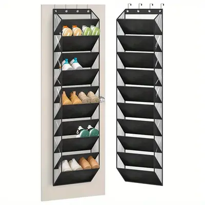 Rebrilliant Over The Door Shoe Organizer For Closet With Large