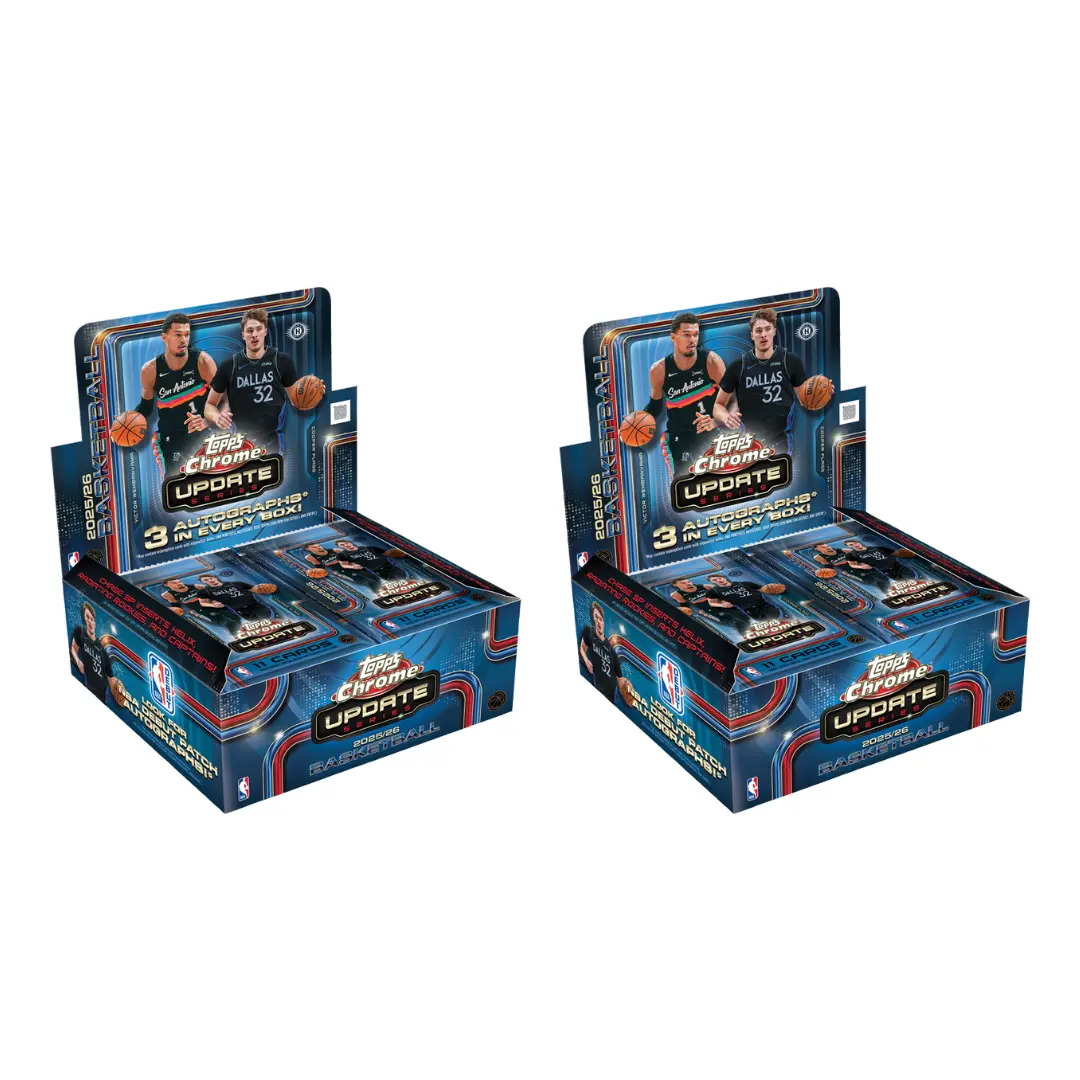 BREAK#16D **NEW RELEASE** 2025-26 Topps Chrome Update Basketball Jumbo (x2) Pick Your Team 08/06/26 RIP ON FILL