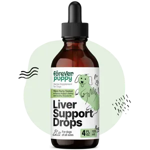 Liver Support for Dogs - Liquid Milk Thistle Extract for Dogs - Liver Detox Vitamins and Supplements for All Breeds & Sizes - Sugar & Alcohol-Free Drops - 4 oz