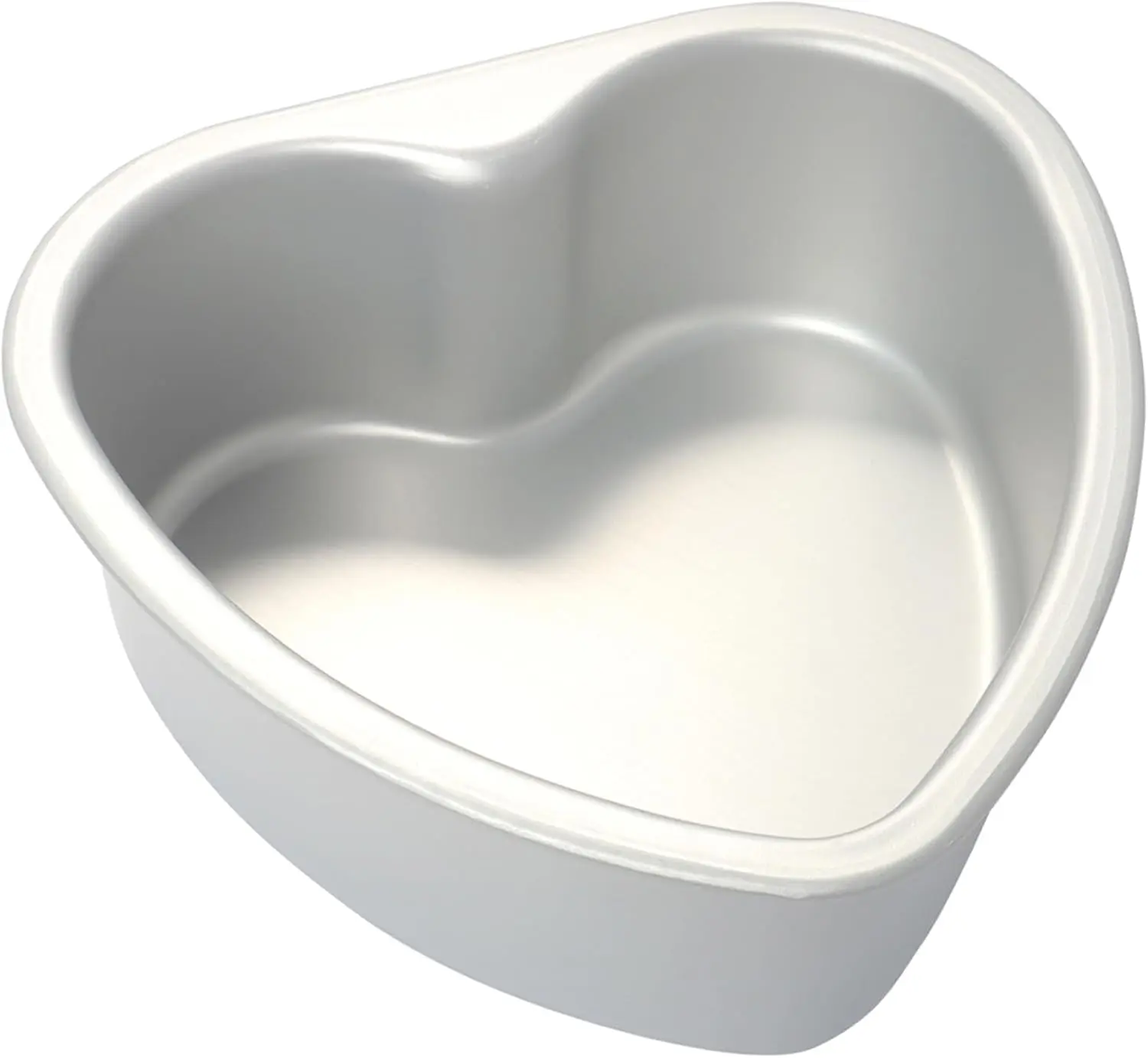 6-Inch Aluminum Heart-Shaped Cake Pan - Specialty Baking Mold for Valentine's Day, Weddings