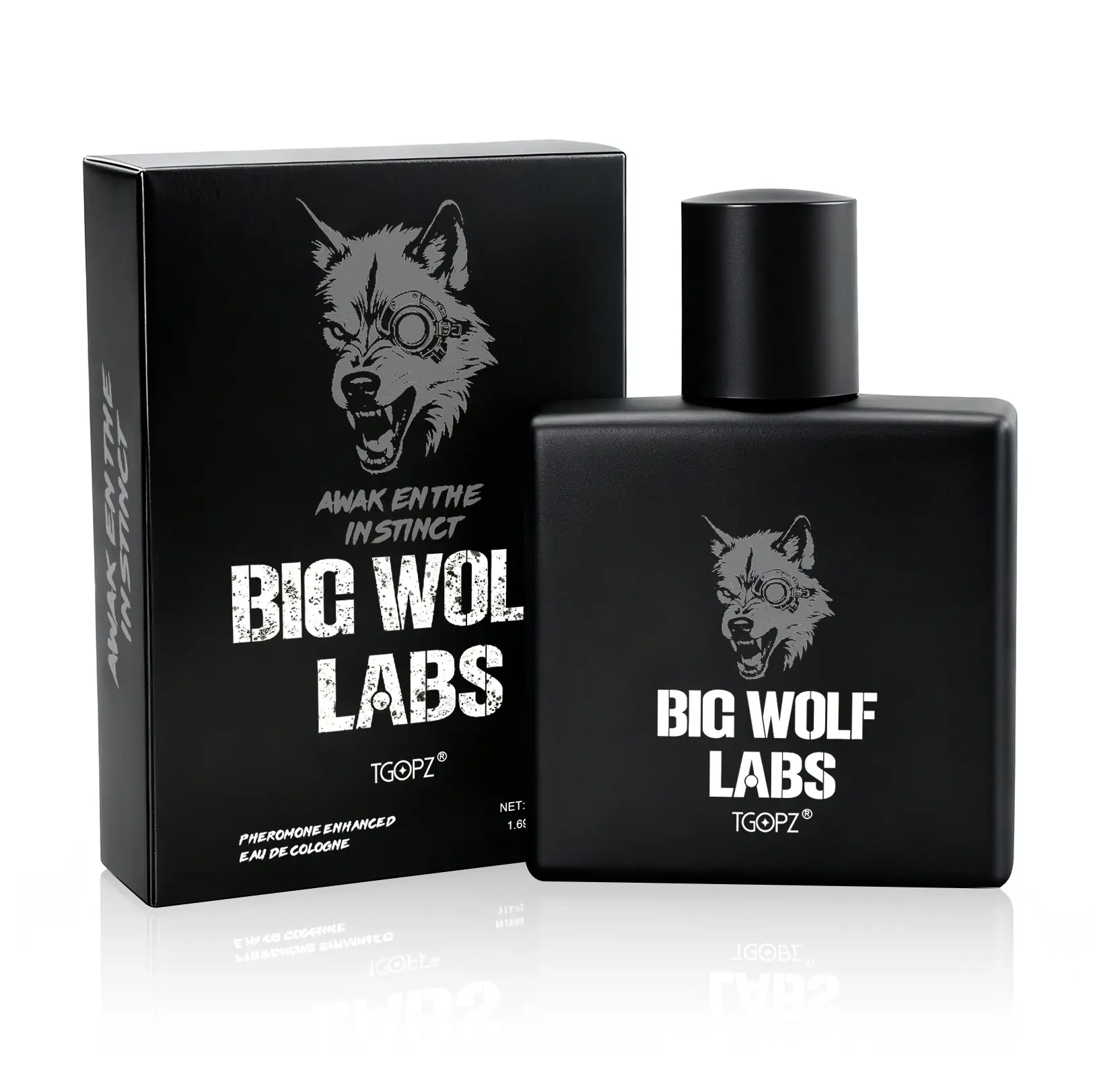 Pheromone Infused Eau de parfum 1.7 fl oz(50ml),Fresh Citrus, Mint & Woody Scent, Long-Lasting Men’s Cologne,Perfume Luxurious Gift