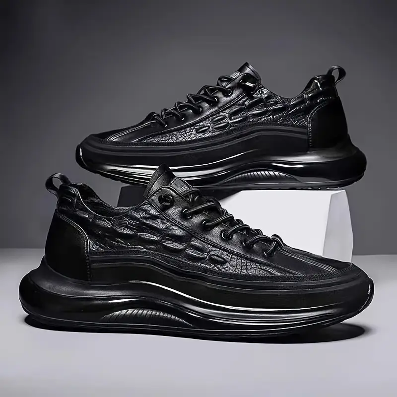 1pair Men'S Fashion Sneakers 2024 - Versatile Low-Top Casual Sports Shoes with Elastic Closure, Faux Upper & TPR Sole, Round Toe for Outdoor, Hiking & Everyday Wear - Spring/Summer Collection