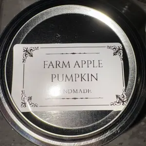 Homemade Farm Apple Pumpkin Candle