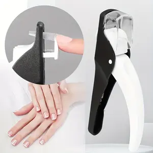 1pc Anti-Splash U-Shaped Nail Trimmer, upgraded ergonomic design, perfect for French nail extension and acrylic trimming, delivers smooth neat cutting edges, works great for both fingernails and toenails, professional essential manicure accessory